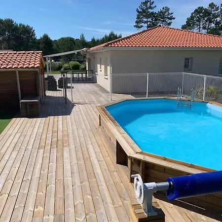 La Clairiere Villa Piscine Chauffee Et Boulodrome Proche Lac De Cazaux, Ocean , Plages De Pyla Et D Arcachon Et Dune Du Pilat *