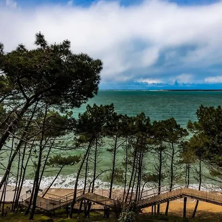 Piscine Chauffee Lac, Ocean, Plages Arcachon Villa